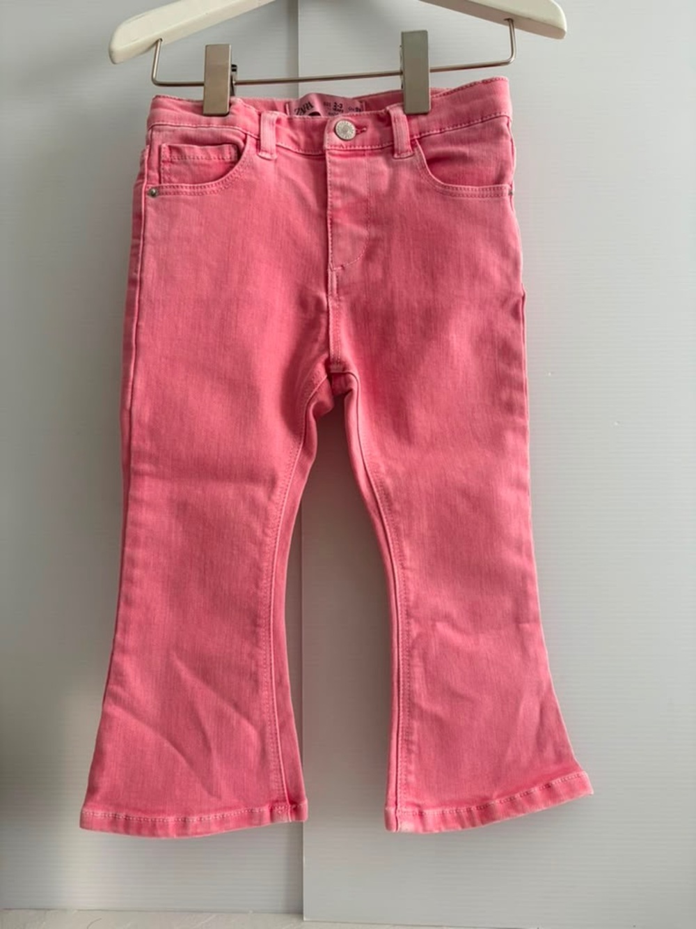 Zara Girls Pink Flare Jeans | size 2-3 years